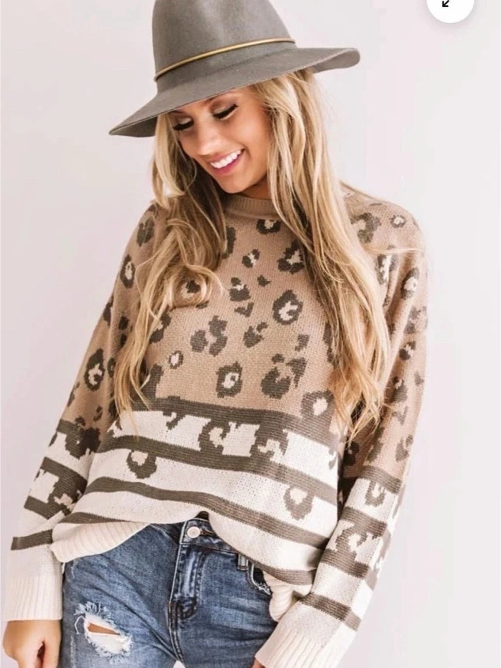 Andrée by Unit Animal Print Sweater